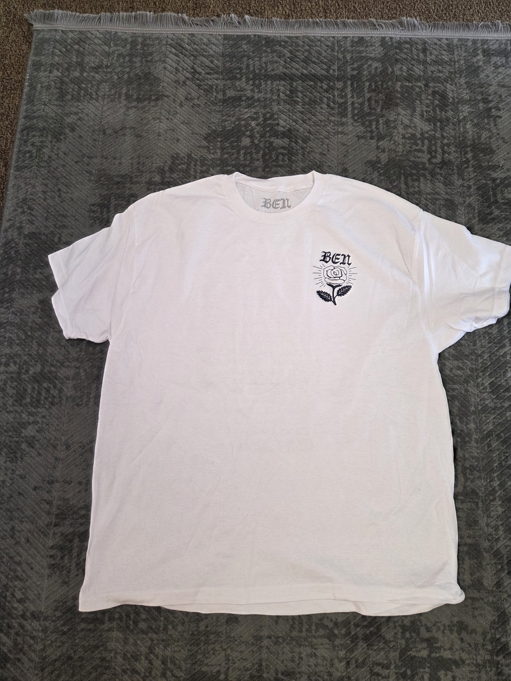 MACKLEMORE BEN White Short-Sleeve Graphic Tee